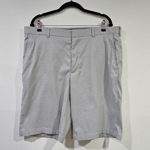 Walter Hagen Men's Black and White Checkered Golf Shorts Size 38